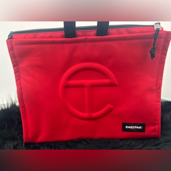 *** spring break sale *** Medium red Telfar x Eastpak backpack - Picture 1 of 12